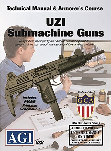 American Gunsmithing Institute Armorerâ€™s Course Video on DVD for Uzi Submachine Guns - Technical Instructions for Disassembly, Cleaning, Reassembly and More