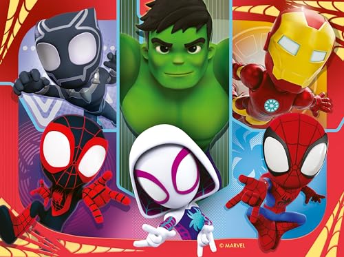 Ravensburger Marvel Spidey & His Amazing Friends Spiderman Jigsaw Puzzles for Kids Age 3 Years Up - 4 in a Box (12, 16, 20, 24 Pieces) - Image 5