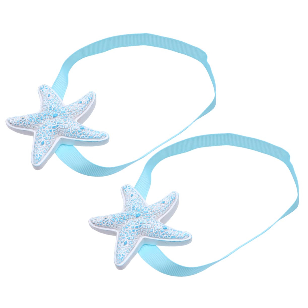 MAGICLULU 3 Ensembles Attaches De Rideaux Boucle De Rideau Magnétique Embrasses De Rideaux Côtiers Maison Ceinture Modernes Aimant De Réfrigérateur Retenues Blue 2 Pièces * 3