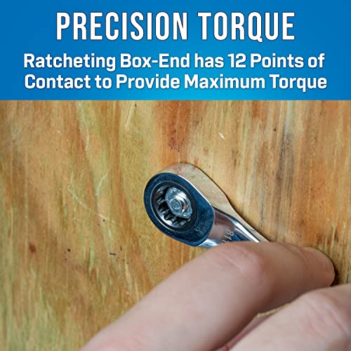 Jonard Tools Asws-R716, Stubby Ratcheting Combination Speed Wrench, Angled Head, 7/16" #TOP2
