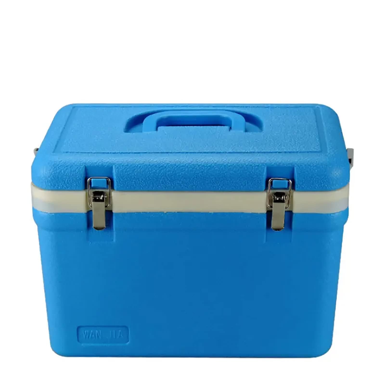 Bolsa térmica médica aislada de 12 litros, portador de vacunas a prueba de fugas con cajas de hielo, transporte portátil de muestras biológicas for espermatozoides y medicamentos - Correa