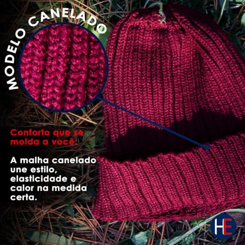 Touca de Lã Modelo Americano Gorro Inverno Frio Geada Neve Proteção Orelha Cabeça Costura Reforçada
