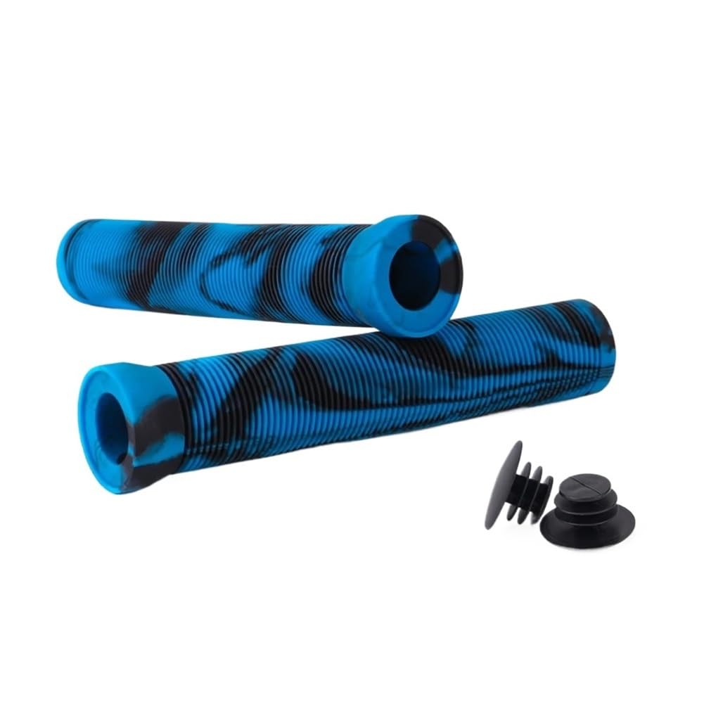 Griffe Zubehör Handgriffabdeckungen Ersatz-Scooter-Griffe Fahrradlenkerabdeckung Für 22,2 Mm Scooter-BMX-Fahrradstangen(Dark Blue)