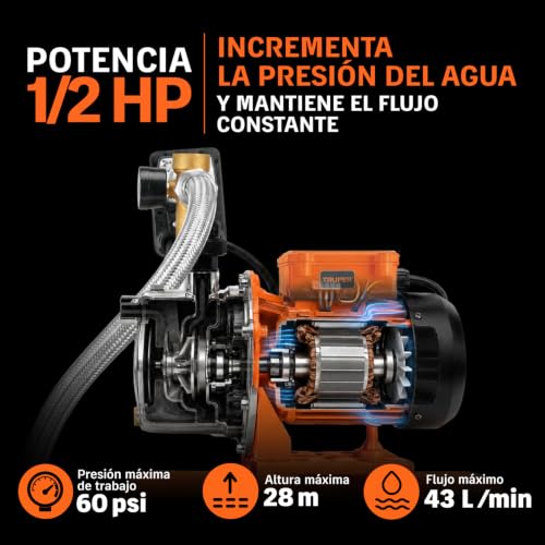 Bomba hidroneumática Truper 8 bomba hidroneumatica truper marca TRUPER (2)
