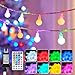 33 FT 100 LED Globe Ball String Lights, Fairy String Lights Plug in, 8 Modes with Remote, Decor for Indoor Outdoor Party Wedding Christmas Tree Garden, Multicolored