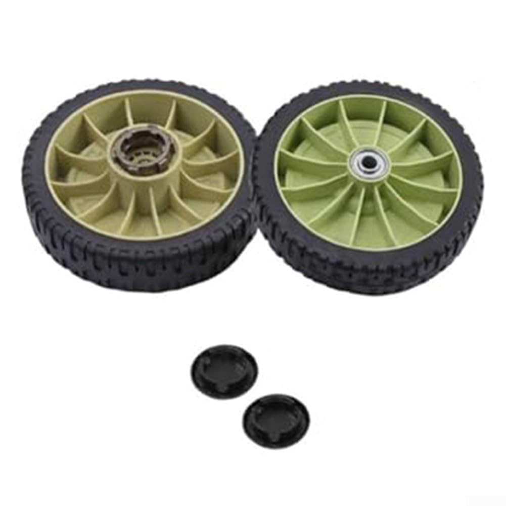 Kit di Ruote per Tosaerba Honda HR214 HRU214 HRU215 da 200 mm con Fori precisi per Un Funzionamento Regolare (Ruota Posteriore)