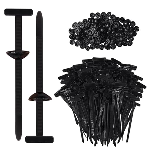 Safego 50枚 車用結束バンド ナイロン汎用ケーブルバンドバックル 自動車修理用 汎用プッシュ式取り付けケーブルバンド フェンダーパネル‌/シャーシー/エンジンカバーの修理固定 ナイロンロックケーブルバンド 多目的ケーブルバンドツール [並行輸入品]