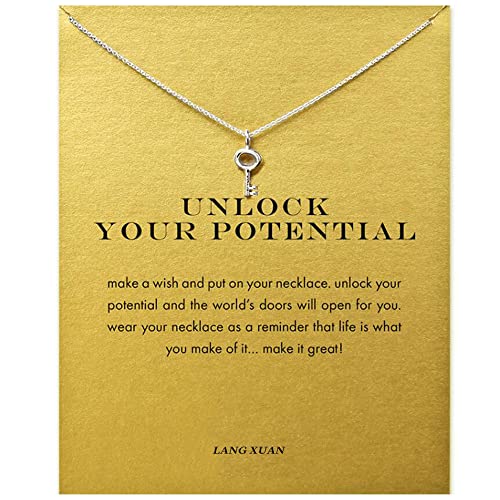 Friendship Infinite 8 Necklace Lucky Elephant Star Pearl Circle Pendant Necklace for Women Gift Card…