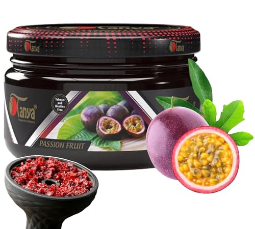 Tanya Herbal 100% Nicotine And Tobacco Free Shisha Hookah Flavors 250G Bag (Passionfruit)