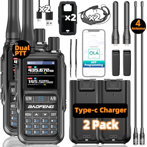 Image of Baofeng Radio UV-5R Mini Ham Radio Handheld Long Range Radio 2pcs