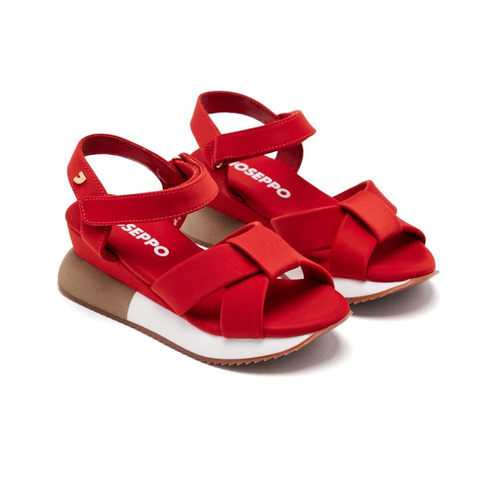 GIOSEPPO Women's Heath Sport Sandal, red, 6.5 UK