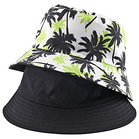 Faletony Reversible Cotton Bucket Hat Cover
