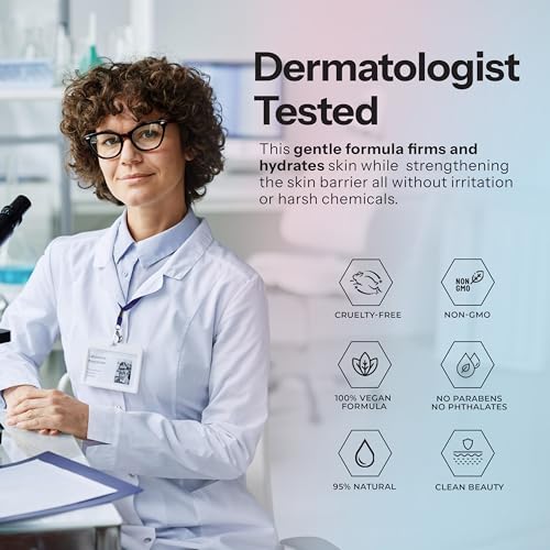 Glow Muse Niacinamide Face Serum – Dermatologist Tested, Anti-Aging, Korean Skin Care – Deep Hydration for Glass Skin, Calms Redness, Refines Pores – Clean Vegan Beauty – 1.69 Fl Oz