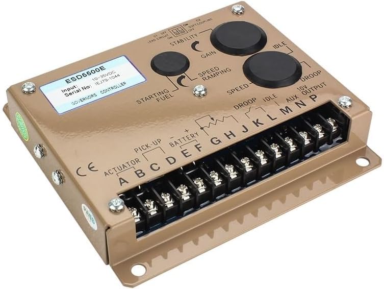 ESD5500E Speed governor control