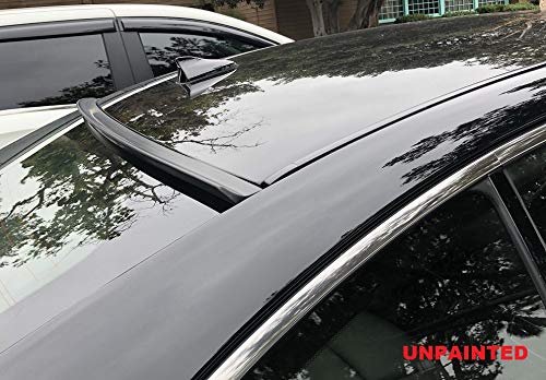 JR2 UNPAINTED Compatible for 2009 2010 2011 2012 2013 Mazda 3 Rear Window Roof Spoiler