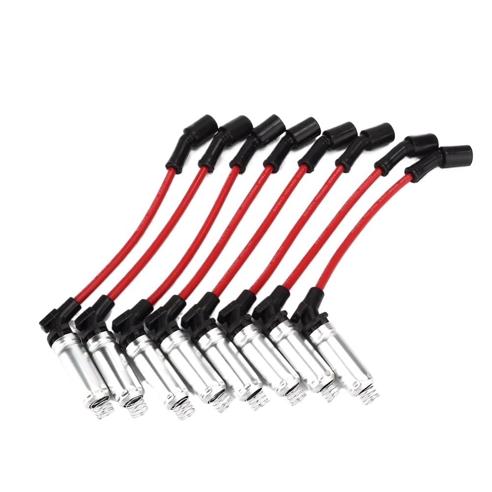 Ignition Leads Compatible with Chevrolet for Avalanche for Camaro for Caprice for Colorado 9748UU Spark Plug Wire Set Ignition Cable