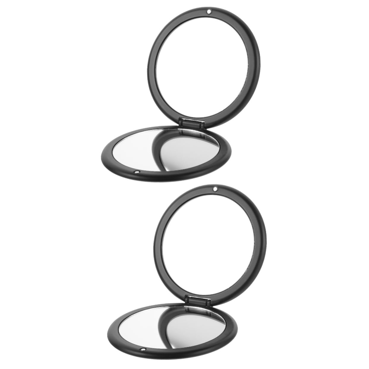 Miroir de poche compact X10 lot de 2 mini miroirs de voyage élégants