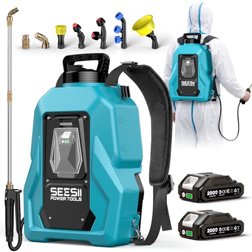 SEESII 5-Gallon Electric Backpack Sprayer