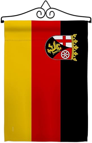 Miniatura 5 de Rhineland Palatinate Garden Flag Set Mailbox Hanger Regional Germany States Central Europe Territory Old History Country Particular Area Small Gift