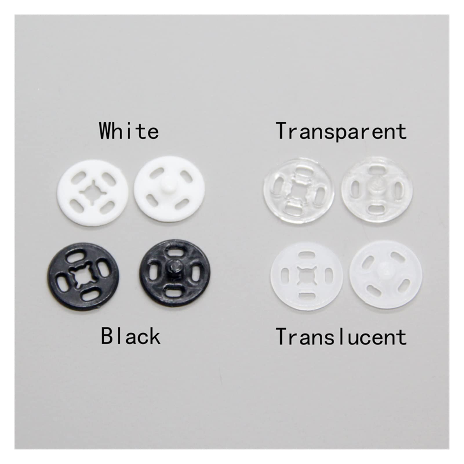100 stks 7mm/10mm/13mm/15mm/18mm/21mm Kleine ABS Plastic Drukknopen Druk op Knop Stud Naaien Accessoire (Color : White, Size : 10mm 100 stks 7mm/10mm/13mm/15mm/18mm/21mm Kleine ABS Plastic Drukknopen Druk op Knop Stud Naaien Accessoire (Color : White, Size : 10mm