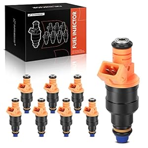 A-Premium Set of 8 Fuel Injector – Compatible with Ford, Lincoln, Mercury Vehicles – 4.6L 5.0L 5.4L 5.8L – E150, E250, E350, F150, F250, F350, Mustang – Replace Part 0280150943, 0280150939, 0280150909