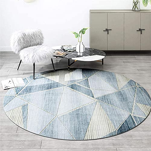 Tapis de sol lavable bleu clair sous le canapé du salon moderne - 2