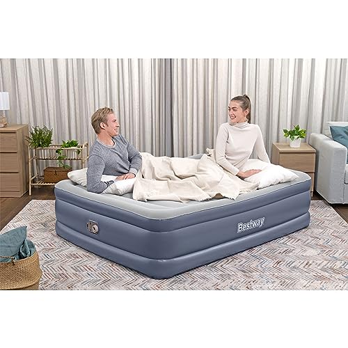 Bestway 6713JE-BW Tritech 20 Inch Thick Durable Comfortable Air Mattress Portable Relaxing Blow Up Bed thumb #2