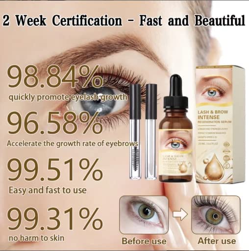 Miniatura 4 de Shinwink - Suero de regeneración intensa para pestañas y cejas, suero de crecimiento de pestañas y potenciador de cejas para crecer pestañas más