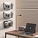 EasyPAG 3 Pack Wall File Holder, Single Mesh Hanging File Organizer for A4 Letter Size Paper, Wall Mount Paperwork Basket for Office, Home, School, Black
