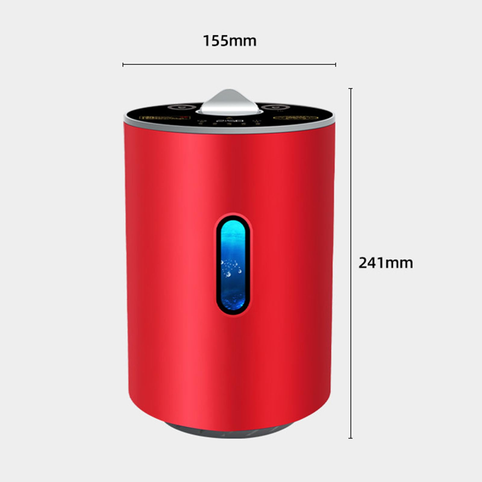 Máquina de inhalación de hidrógeno, funcionamiento silencioso que no molesta, pantalla grande táctil fácil operación, diseño visual, viaje portátil