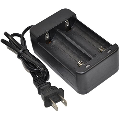 BTBAI 26650 Battery Charger AC Wall Dual Twin Double Channel Universal for 3.2V/3.6V/3.7V li-ion 22650 Rechargeable s1a