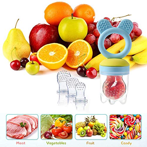 image for Gedebey Baby Food Feeder, Pacifier Fruit- Fresh Frozen Fruit Pacifiers