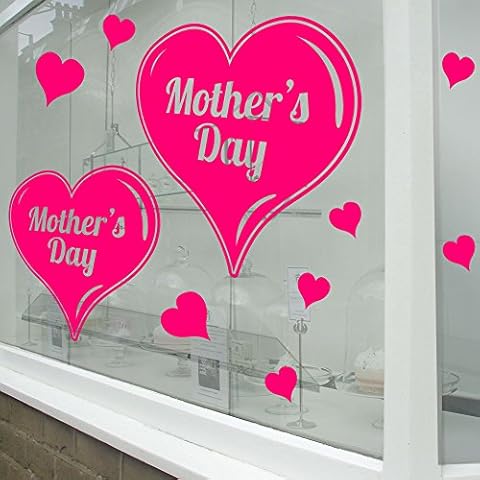 Mothers Day Wall & Window Stickers Decals Shop Window Display Love Decor Decals Shop New Diy Wall Window Wall Decor Wall Stickers Wall Art Wall Decals Stickers Wall Decal Decals Mural Décor Diy Deco Removable Wall Decals Colorful Stickers Cover