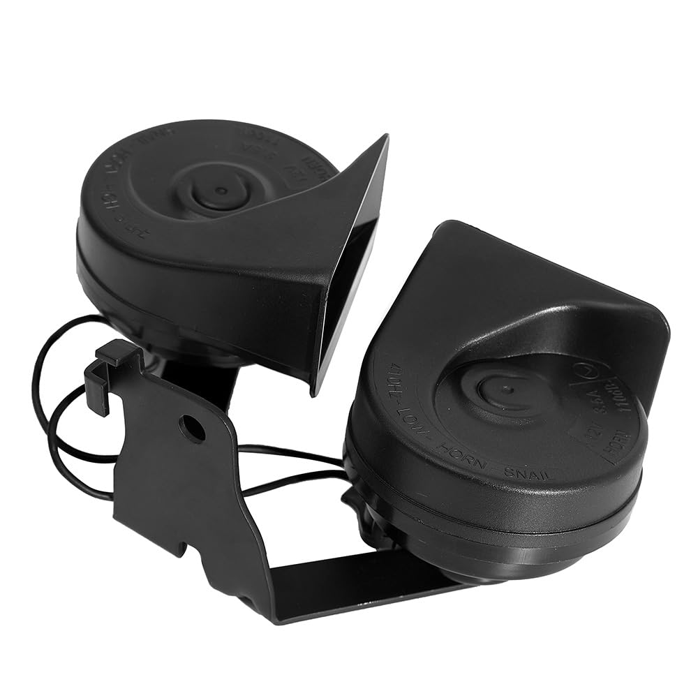 YHHENLL Horn Assembly With Bracket Compatible with Ford F-250 F-350 F-450 F-550 Super Duty 2017 2018 2019 2020 2021 2022