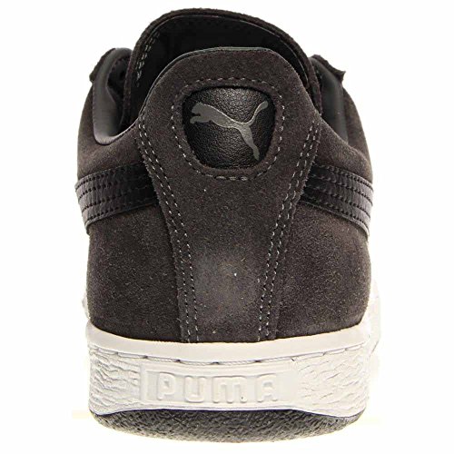 Image of PUMA Suede Classic Leather Formstrip Sneaker,Dark Shadow /Black,6 D(M) US