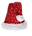 Produktbild Ciffre Weihnachtsmütze Nikolaus Mütze Weihnachtsmützen Xmas Mützen (Rot Plüsch Glitzer WM0101014)