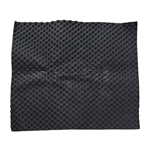 JOYKK Sound Absorber Acoustic Self Adhesive Rubber Soundproof Foam Drum Room - Black
