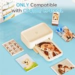 CP4100/CP4000L 4X6 Photo Printer Paper 108 Sheets and 2 Ribbons, for HPRT iDPRT CP4100/CP4000L Phone WiFi Instant Color Picture Sublimation Printer Papel Fotográfico para Impresora Photo Paper