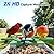 Smart Bird Feeder with Camera, AI Identify & Auto Capture, 2K HD Live Video Bird House with Camera, Instant Arrival Alerts, Cloud Storage Videos, Ideal Gift for Bird Lovers