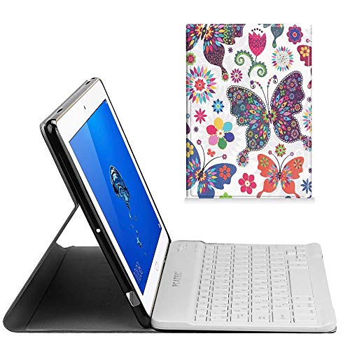 �^�u���b�g�L�[�{�[�h dtab d-01K /MediaPad M3 Lite10 WP/Honor WaterPlay 10.1 ��p ���U�[�P�[�X�t�� ���C�����X�L�[�{�[�h �L�[�{�[�h�P�[�X Bluetooth �L�[�{�[�h (��)