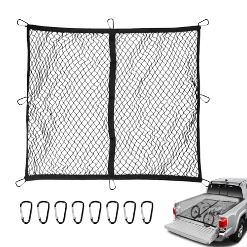 Fixation de bagages pour camion extensible et grand filet de benne pour pickup