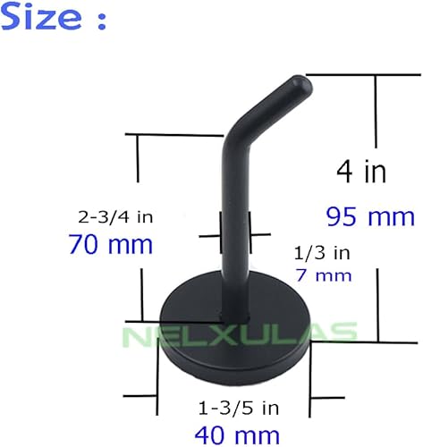 Miniatura 9 de Gancho clásico negro de acero inoxidable resistente, gancho duradero para colgar batas, gancho de montaje en pared, toque perfecto para tu baño,