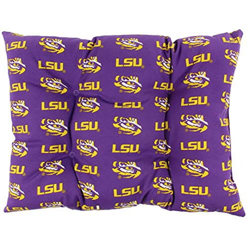 Image of College Covers Everything Comfy LSU Tigers Rocker Pad - Chair Cushion