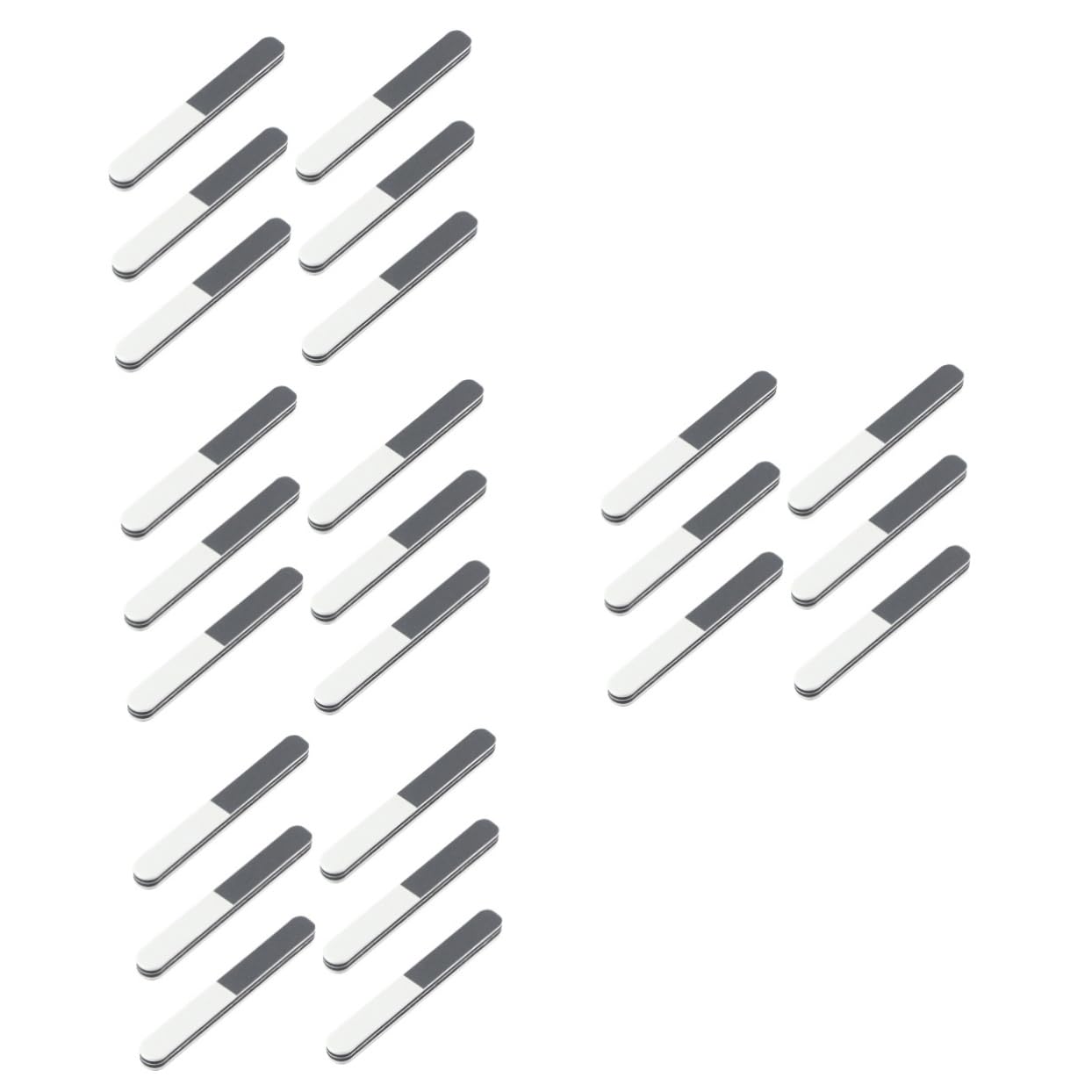 Hemobllo 24 Pcs Model Polishing Tool Model Sanding Tool Manicure Tools Crafts Sticks Micro Mesh Id Badge Holder Retractable Para Uñas Plastic Wood Filler Polishing Sticks Nail Eva Bracket