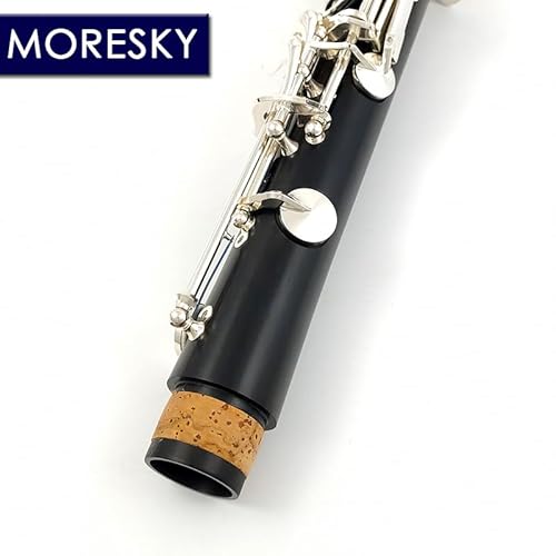 Moresky clarinete Bb/sib ébano madeira 18 chaves (18 Chave de prata)