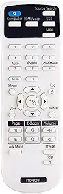 Controle remoto universal do projetor, compatível com todos os projetores Epson, Home Cinema, Powerlite, EB, EX, VS, BrightLink, Projetores da série EMP
