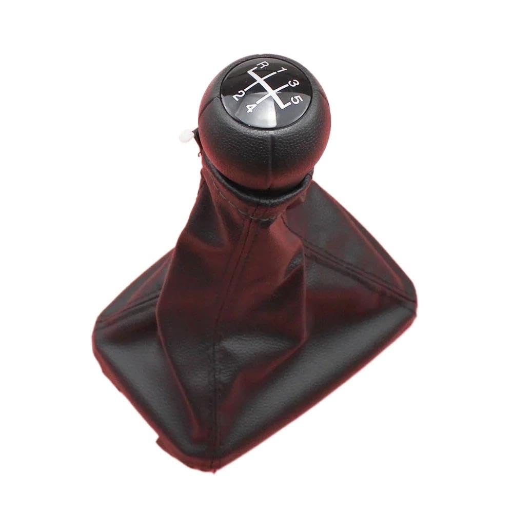 Sxqpocar One Color 5 Speed Shift Gear Knob And Gaitor Leather Boot For Vauxhall For Opel Meriva A 2003-2005 2007-2010 Shift Lever Head