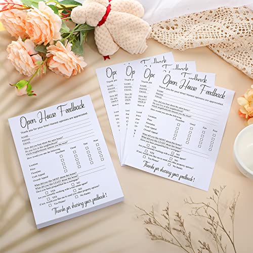 Marspark 150 Piece Real Estate Signs - Open House Supplies, Feedback Notepad, Questionnaire, Form for Agents & Brokers - Image 3