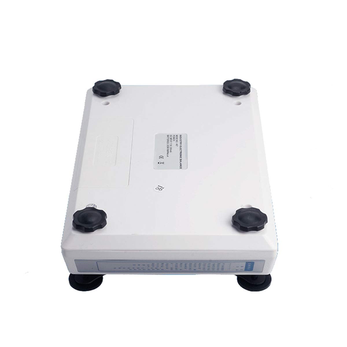 WCX Bilancia Contapezzi Professionale Lndustriale Bilancia di Precisione Tempo di Saldi Bilancia Elettronica Digitale (colore : Bianca, dimensioni : 7.5kg)