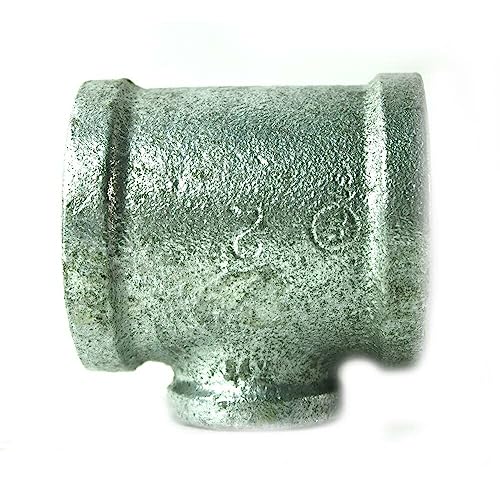 LEFITPA Replacement 2 Inch x 2 Inch x 1 Inch Galvanized Steel Reducer Tee for PrimeX 82932